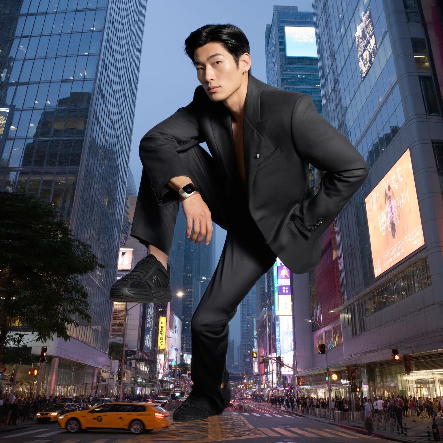 Skyscrapers look small today.